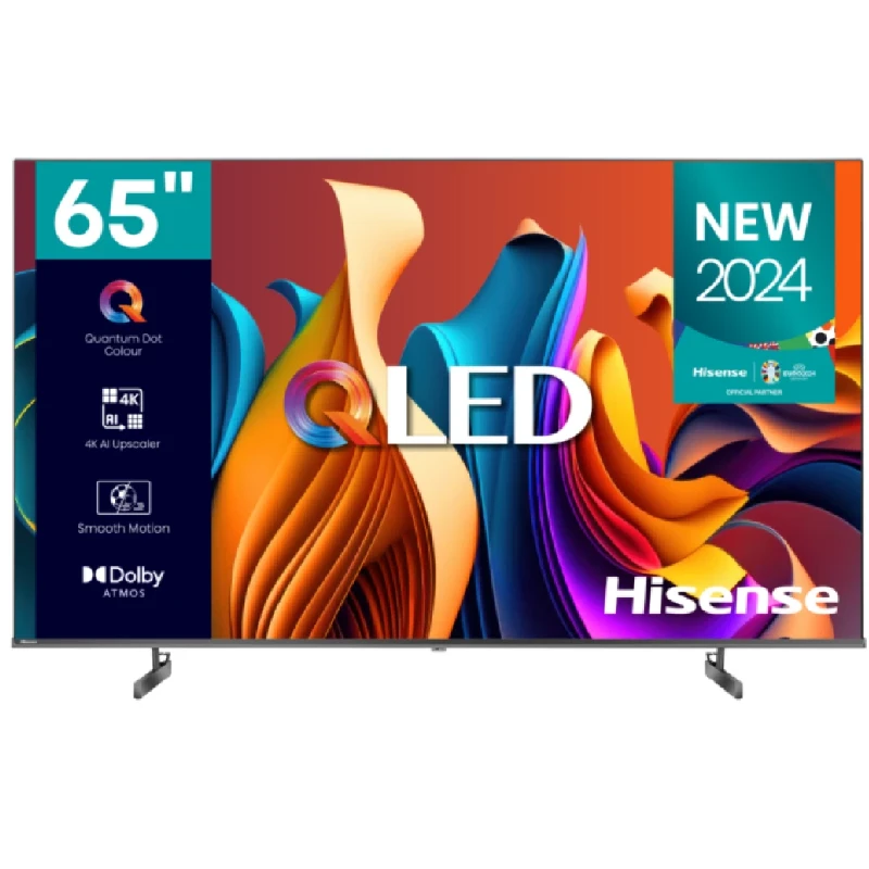 Hisense 65 Inch QLED, Q6 Series, UHD 4K 65Q6N Smart VIDAA TV (2024) Angle