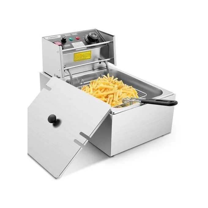 Pixel 3L Single Deep Fryer – Stainless Steel Photo 3 - Kaliira Electronics Katwe Kampala