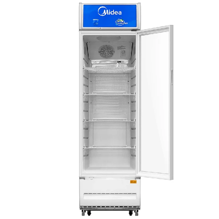 Midea 432L Showcase Display Chiller Refrigerator Photo 4 - Kaliira Electronics Katwe Kampala