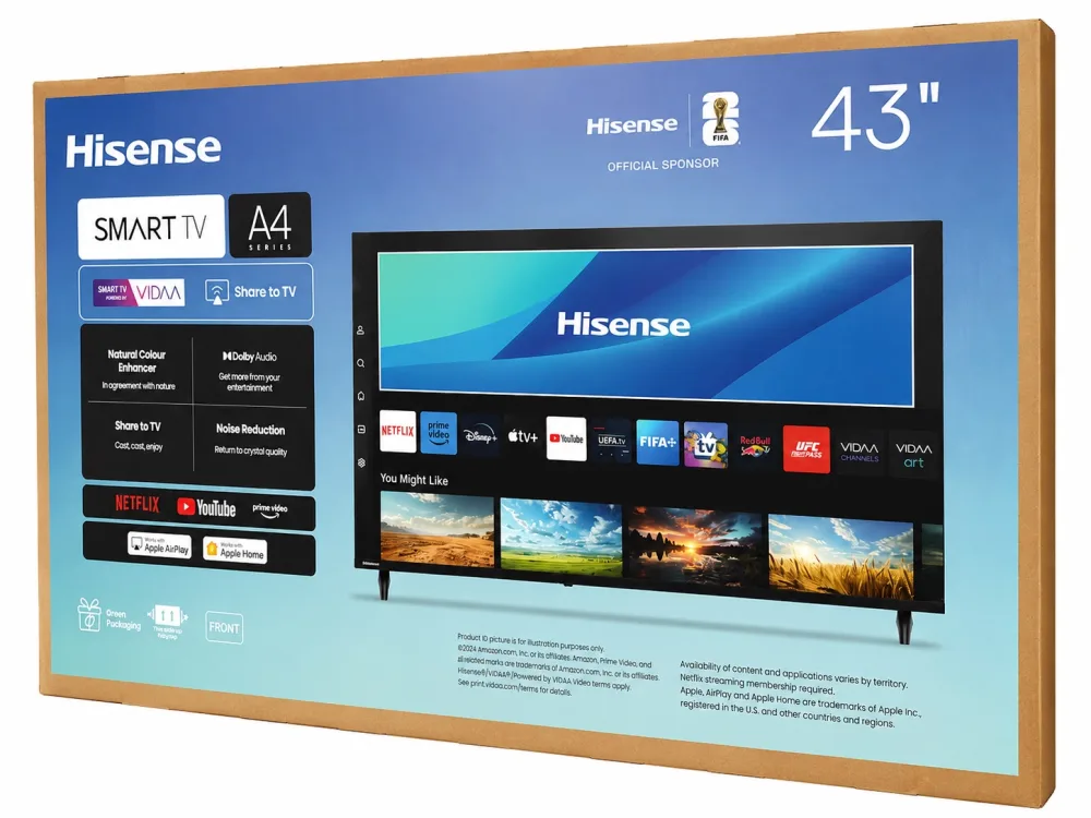 HISENSE SMART TV 43  A4 SERIES