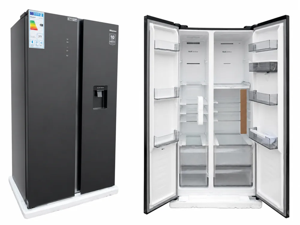 BLACK HISENSE  AMERICANA  750L Angle